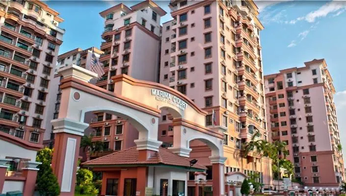 Marina Court Kk City Homestay Kota Kinabalu Apartmán